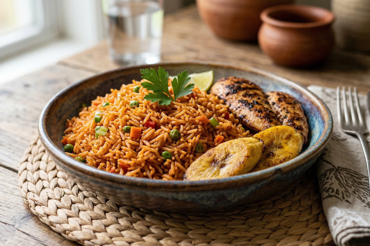 How to Make Oil Free Jollof rice